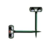 動物撃退器 LORIA・JP 猫よけ 超音波 猫犬退治 害獣対策 ソーラー充電式 IP54防水防塵 糞被害 糞尿 野良犬 猫対策 猫よけ対策 鳥害対策 猫除け 鳥除け 犬除け 野生動物対策器