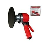 6" Inch Dual Action Air Sander Orbital Red [並行輸入品]