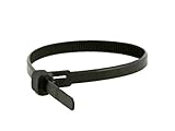Monoprice Releasable cable tie 6 inch 50LBS, 100pcs/Pack - Black [並行輸入品]