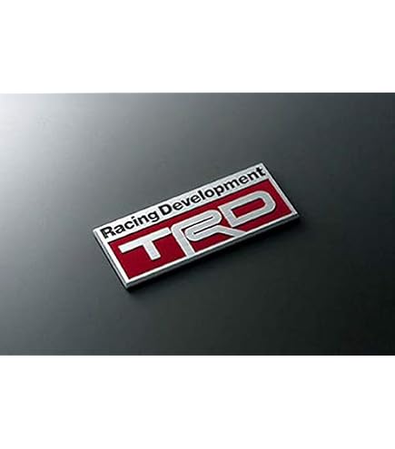 Amazon | TRD エンブレムロゴタイプ MS010-00002 | エンブレム | 車 