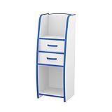 【JAJAN】ランドセルラック 幅33cm ブルー［完成品][おまけ付き]【知育家具EVAキッズシリーズ】KRJ-33HB_s