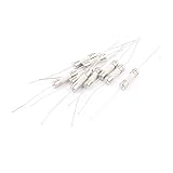 uxcell セラミック管ヒューズ セラミックヒューズ アキシャルリード スローブロー時間遅延 5 x 20mm 250V 3.15A 10個