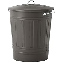 ゴミ箱　グレー Amazon｜KNODD クノッド ふた付きゴミ箱 - グレー 40 l 503.153