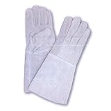 【床革製手袋】 溶接5本指床革　8711-7　サイズ：フリー 【NB】