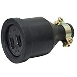 防水ゴムコネクタボディ2P 2P15A 125V