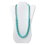Bumkins Nixi Ciclo Silicone Teething Necklace, Turquoise by Bumkins [並行輸入品]