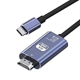 HDMI Type-C to HDMI ケーブル 2m【4K@60Hz HDR対応 音声同期】タイプC HDMI変換ケーブル MacBook/iPad/iPhone 15 Pro以降/スマホtype c 3.1接口/ノートPC対応 ゲーム/会議/プレゼン用 高耐久 プラグアンドプレイ (2M)