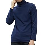 [WEEN CHARM] インナーシャツ メンズ ハイネック カットソー 長袖 tシャツ 無地 保温 ストレッチ モックネック インナー 暖かい Tシャツ 冬秋