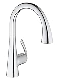グローエ(GROHE)  ZEDRA ゼドラ シングルレバーキッチン混合栓 3229410J + 水栓クロス (グローエジャパン公式・ 日本規格適合品)