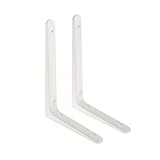 monkeyjack頑丈壁シェルフブラケットL型Supporterストレージ表示コーナーブレース M f75cfccf0e5e154e941fb549855d49a0