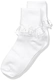 Jefferies Socks Little Girls' Stripe Lace White Small [並行輸入品]