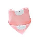 ピュアコットン、赤ちゃんのための3pcsの調整可能ベビーネッカチーフ/唾液タオル