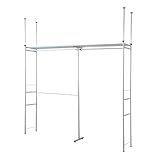 アビライト ツッパリ式ウォークインクローゼットハンガーラック(奥行45cm) スーパーワイド SW-50SW