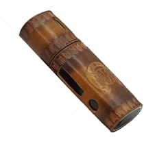 リルハイブリッド3.0 本革製ケース 髑髏混 茶色　ナスカン付 リル ハイブリッド 3.0（lil HYBRID 3.0）専用レザーケース