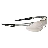 Radians RK6-90 Rock Lightweight Design Silver Frame Safety Glasses with Rubber Tipped Temples by Rad