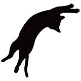 Sticker Shop Haru ぶっとぶ猫 ステッカー 黒
