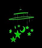 9 Piece Glow in the Dark Star Hanging Mobile by DirectGlow LLC