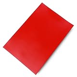 光沢なしレッド赤色 1枚 約A4サイズ カッティング用シート カッティングシール カッティングステッカー ステッカーシート 約21cm×約30cm屋内 屋外