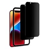 【2枚セットのぞき見防止】KPNS 日本素材製 覗き見防止 iPhone14 用 ガラスフィルム 強化ガラス カバー 保護フィルム