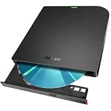 【Amazon.co.jp限定】バッファロー USB3.2(Gen1)/3.0 ブルーレイドライブ 書込みソフト バスパワー(給電ケーブル付) 外付け 薄型ポータブルBD ノートパソコン 国内メーカー Windows/Mac BRXL-PUV6U3-BK/N