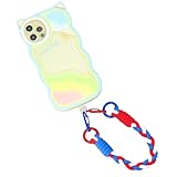 [ENZE] エネゼ スマホストラップ マカロン限定カラー 匠人ハンドメイド 全機種対応 1個入り (三色交響)