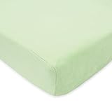 American Baby Company Heavenly Soft Chenille Crib Sheet, Celery by American Baby Company