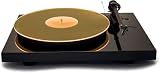 Hudson Hi-Fi アクリルターンテーブルマット | アメリカ製LPスリップマット イエローライン