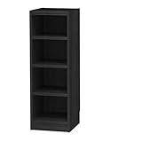 SHIRAI タナリオオーダーラック 高さ90 cm幅31 cm奥行29 cmブラックウォールナット色棚強度T追加棚板1型番TNL-EM9031MTF2KW1