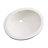 Dekor Sinks 88002 Ellsworth Cast Acrylic Under Counter Bathroom Sink, Almond [並行輸入品]