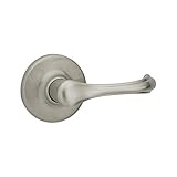 Kwikset Dorian Hall/Closet Lever in Satin Nickel [並行輸入品]