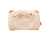 行儀子猫柄コットンベビー枕形状防止フラットヘッド枕