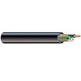 Southwire 55039707 Flexcord 12 / 4 SEOOW配線105 Cスプール、250 '、ブラック