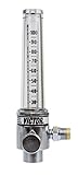 Victor Technologies 1000-0264 FM-200 Heavy Duty Flow Meter Cylinder Carbon Dioxide Regulator w/ Sing