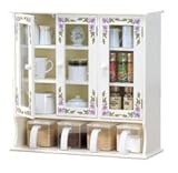 キッチン上置きラック（ストッカー付き）●3枚扉