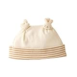 [Amorosa mamma] アモローサマンマ 【日本製】 オーガニックコットン べビー用お帽子 キャップ フード 赤ちゃん 男の子 女の子 0歳 1歳 (うさぎ)