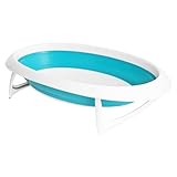 Boon Naked Collapsible Baby Bathtub, Blue/White by Boon [並行輸入品]