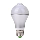 whitelotous e27 ac85 – 265 V 7 W PIR赤外線モーションセンサー検出LEDライトランプ電球 CLB02
