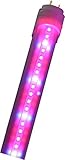 PLATA 植物育成 LED蛍光灯 60cm 20W型 (赤 660nm / 青 450nm ) 消費電力10W 口金Ｇ13 水耕栽培ランプ 室内での植物や野菜の育成に 直管型 LED蛍光灯 LED植