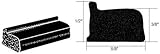 CRLドアフランジWeatherstrip – Dodge Panel Trucksと様々なフォード車 – 5 / 8 in横幅