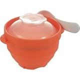 『出産祝 食器などに人気の商品』　　リッチェル　離乳食シリコーンスチーマー