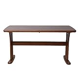 大川家具 天然木天板厚40ダイニングシリーズ 幅140ダイニングテーブル ダークブラウン SNS21336012 代引不可