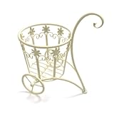 PLATA 花台 フラワー スタンド プランター カゴ 【2輪車タイプ】 PT7445