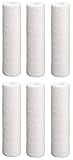 Hydronix sdc-25 – 1005堆積物ポリプロピレン水フィルターカートリッジ6パック