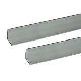 安田 アルミアングル 2m 1.5x20x20mm シルバー 2本組