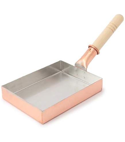 Amazon | 木屋 銅製 玉子焼鍋 135×180mm 角長型 味052 銅鍋 フライパン