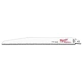 Milwaukee 48 – 00 – 8027 AX Super Sawzall製ブレード5 /8 TPI、12で。(25-pack)