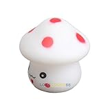cyndie7色 レインボー に光ってかわいい きのこ 型 LED ライト！ ／ インテリア や パーティ プレゼント 日々の 癒し に最適