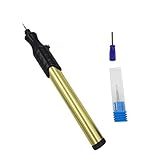 P Prettyia マイクロ彫刻機ペン　電動彫刻機ペン　コードレス　小容量　軽量　便利　高品質　全５カラー - ゴールド