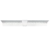 Buildersエッジ060020637001 37 5 / 8 " x 6 "クラシックDentilウィンドウヘッダー001、ホワイト