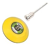 75mmサンディングパッド Φ75mm直径マジック パッド プラスチック製1個/2個入り6MMスレッド 3MMシャンクΦ3インチ サンディングパッド プラスチック製 パイ マジックパッド (1 PCS)